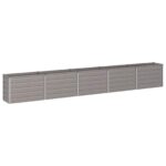 vidaXL Vyvýšený záhon Hrdzavý 400 x 40 x 55 cm corton – Obrázok 3