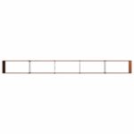 vidaXL Vyvýšený záhon Hrdzavý 400 x 40 x 55 cm corton – Obrázok 6