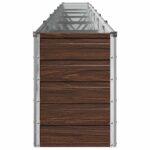 vidaXL Vyvýšený záhon Čierna 480 x 40 x 55 cm studené valcovaná oceľ – Obrázok 4