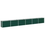 vidaXL Vyvýšený záhon Zelená 480 x 40 x 55 cm studené valcované oceľ – Obrázok 2