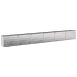 vidaXL Vyvýšený záhon Strieborná 480 x 40 x 55 cm pozinkované – Obrázok 2