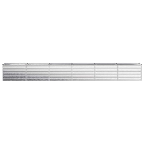 vidaXL Vyvýšený záhon Strieborná 480 x 40 x 55 cm pozinkované – Obrázok 3