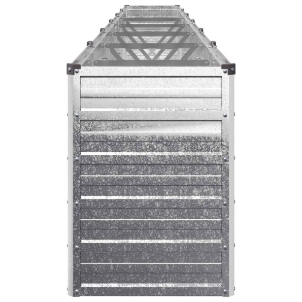vidaXL Vyvýšený záhon Strieborná 480 x 40 x 55 cm pozinkované – Obrázok 4