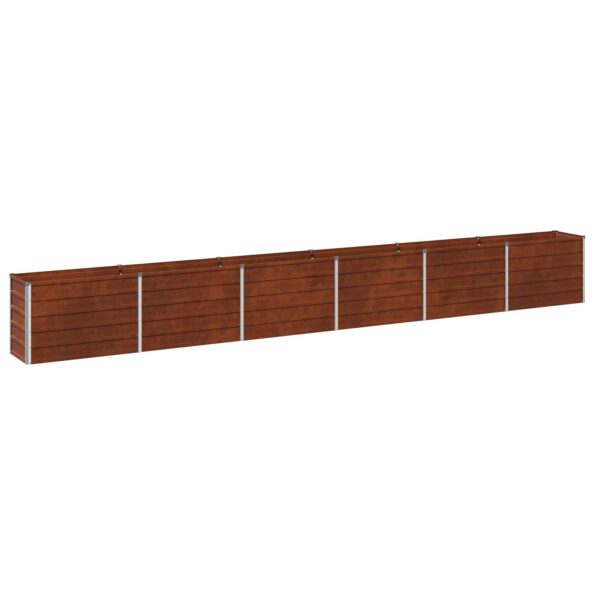 vidaXL Vyvýšený záhon Hrdzavý 480 x 40 x 55 cm corton – Obrázok 2