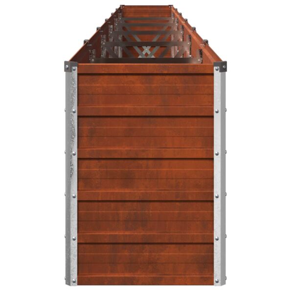 vidaXL Vyvýšený záhon Hrdzavý 480 x 40 x 55 cm corton – Obrázok 5