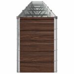 vidaXL Vyvýšený záhon Čierna 600 x 40 x 55 cm studené valcovaná oceľ – Obrázok 3