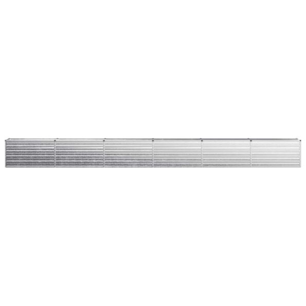 vidaXL Vyvýšený záhon Strieborná 600 x 40 x 55 cm pozinkované – Obrázok 2