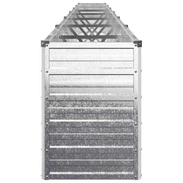 vidaXL Vyvýšený záhon Strieborná 600 x 40 x 55 cm pozinkované – Obrázok 3