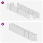 vidaXL Vyvýšený záhon Hrdzavý 600 x 40 x 55 cm corton – Obrázok 9