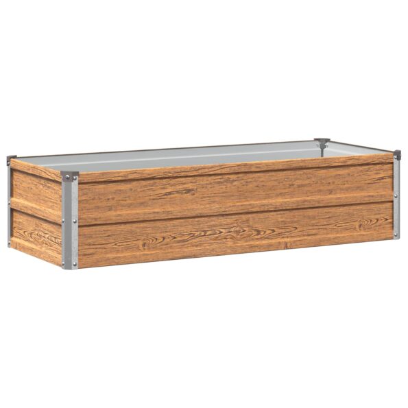 vidaXL Vyvýšený záhon Drevo hnedé 100 x 40 x 24 cm – Obrázok 2