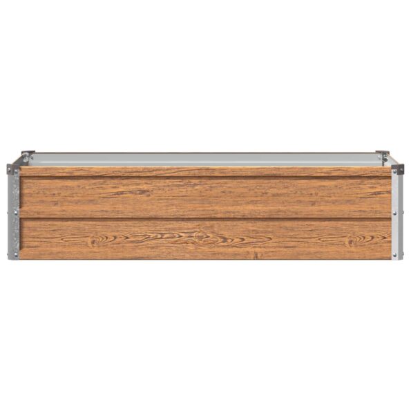 vidaXL Vyvýšený záhon Drevo hnedé 100 x 40 x 24 cm – Obrázok 3