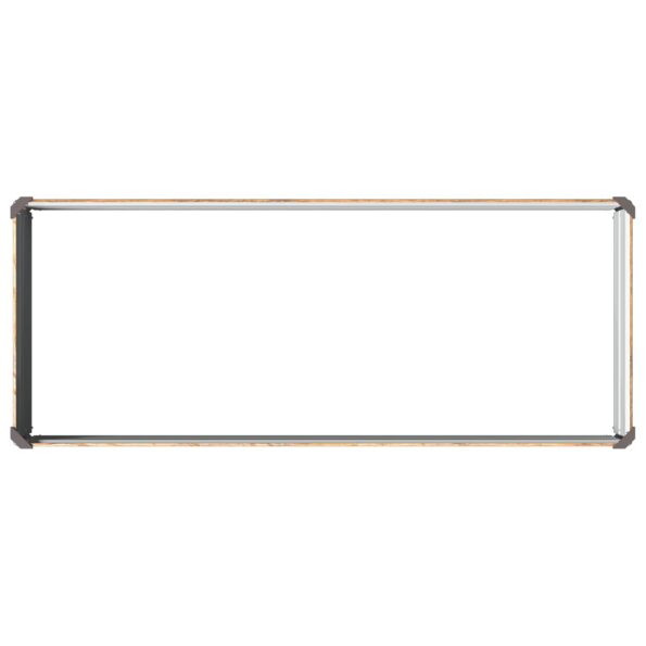 vidaXL Vyvýšený záhon Drevo hnedé 100 x 40 x 24 cm – Obrázok 5