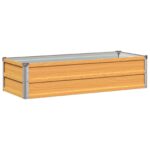 vidaXL Vyvýšený záhon Prírodná 100 x 40 x 24 cm studené valcovaná oceľ – Obrázok 2
