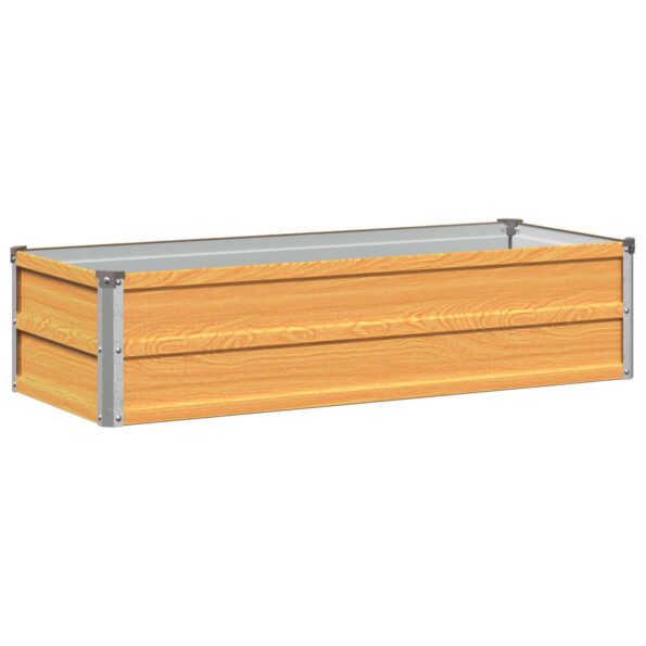 vidaXL Vyvýšený záhon Prírodná 100 x 40 x 24 cm studené valcovaná oceľ – Obrázok 2