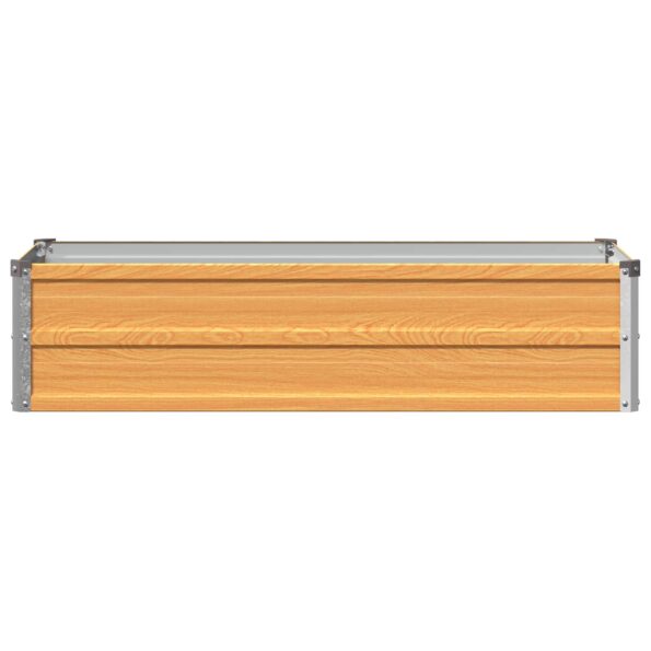 vidaXL Vyvýšený záhon Prírodná 100 x 40 x 24 cm studené valcovaná oceľ – Obrázok 3