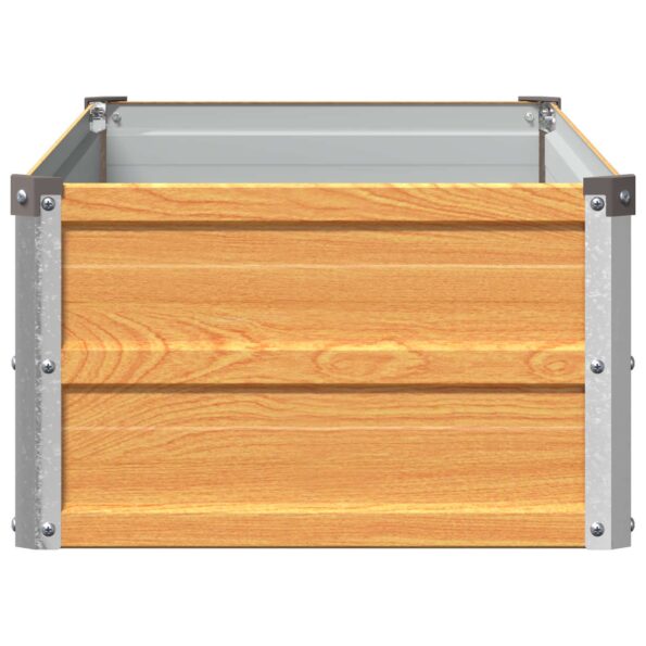 vidaXL Vyvýšený záhon Prírodná 100 x 40 x 24 cm studené valcovaná oceľ – Obrázok 4