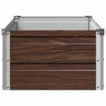 vidaXL Vyvýšený záhon Čierna 100 x 40 x 24 cm studené valcovaná oceľ – Obrázok 4