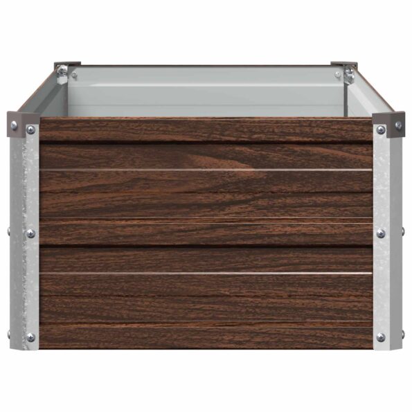 vidaXL Vyvýšený záhon Čierna 100 x 40 x 24 cm studené valcovaná oceľ – Obrázok 4