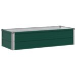 vidaXL Vyvýšený záhon Zelená 100 x 40 x 24 cm studené valcované oceľ – Obrázok 2