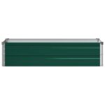 vidaXL Vyvýšený záhon Zelená 100 x 40 x 24 cm studené valcované oceľ – Obrázok 3