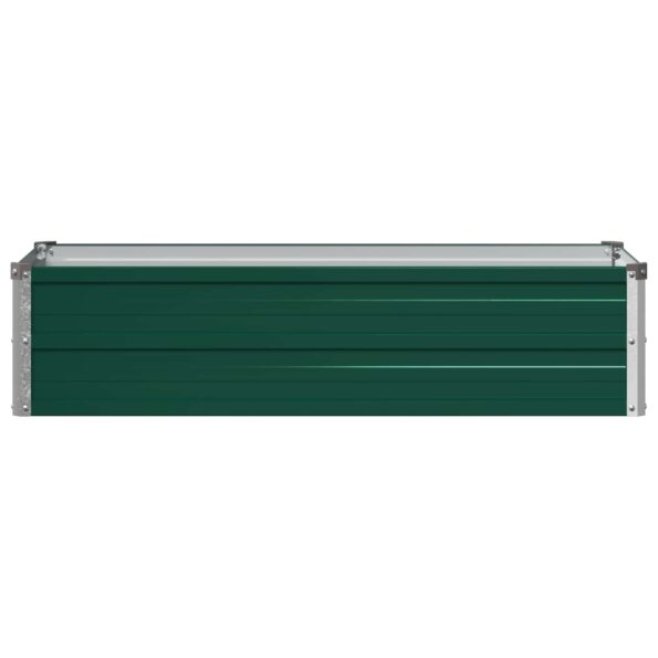 vidaXL Vyvýšený záhon Zelená 100 x 40 x 24 cm studené valcované oceľ – Obrázok 3