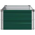 vidaXL Vyvýšený záhon Zelená 100 x 40 x 24 cm studené valcované oceľ – Obrázok 4