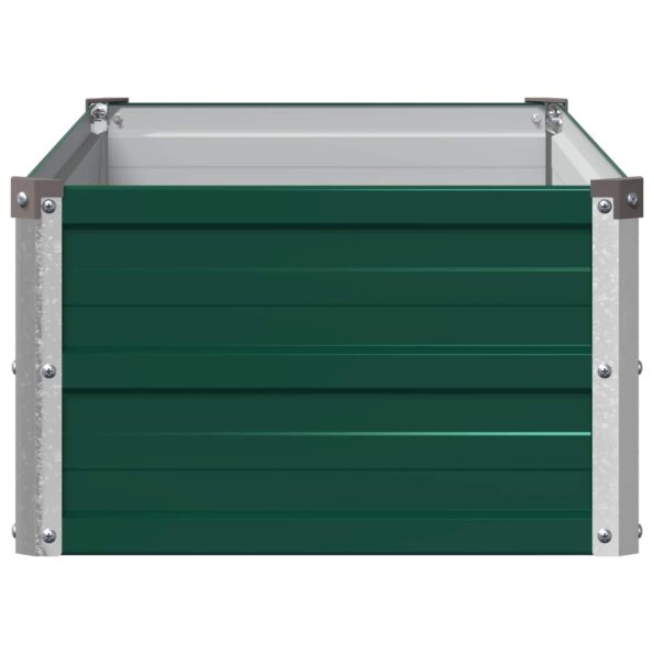 vidaXL Vyvýšený záhon Zelená 100 x 40 x 24 cm studené valcované oceľ – Obrázok 4