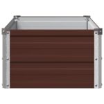 vidaXL Vyvýšený záhon Hnedá 100 x 40 x 24 cm studené valcovaná oceľ – Obrázok 4