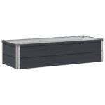 vidaXL Vyvýšený záhon Antracitová 100 x 40 x 24 cm – Obrázok 2