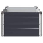 vidaXL Vyvýšený záhon Antracitová 100 x 40 x 24 cm – Obrázok 4