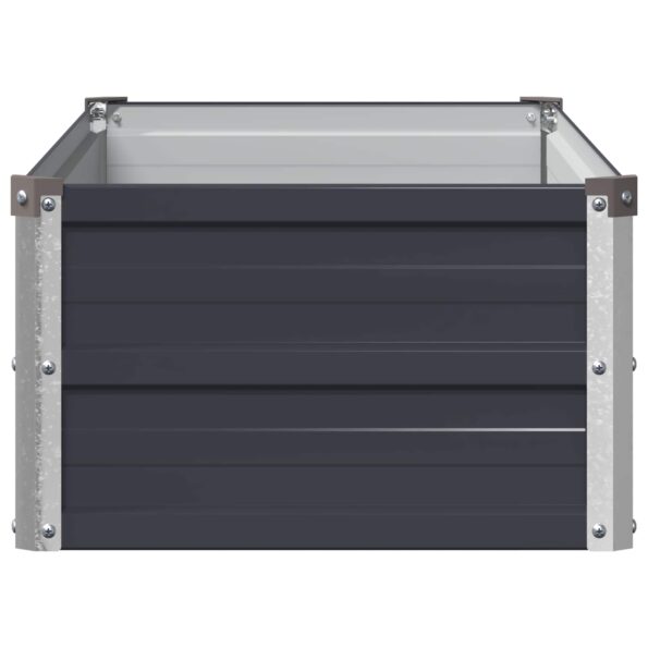 vidaXL Vyvýšený záhon Antracitová 100 x 40 x 24 cm – Obrázok 4