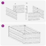 vidaXL Vyvýšený záhon Hrdzavý 100 x 40 x 24 cm corton – Obrázok 10
