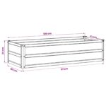 vidaXL Vyvýšený záhon Hrdzavý 100 x 40 x 24 cm corton – Obrázok 11