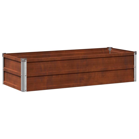 vidaXL Vyvýšený záhon Hrdzavý 100 x 40 x 24 cm corton – Obrázok 2