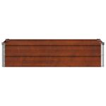 vidaXL Vyvýšený záhon Hrdzavý 100 x 40 x 24 cm corton – Obrázok 4