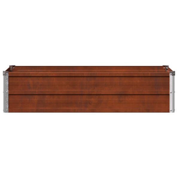vidaXL Vyvýšený záhon Hrdzavý 100 x 40 x 24 cm corton – Obrázok 4