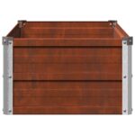 vidaXL Vyvýšený záhon Hrdzavý 100 x 40 x 24 cm corton – Obrázok 5