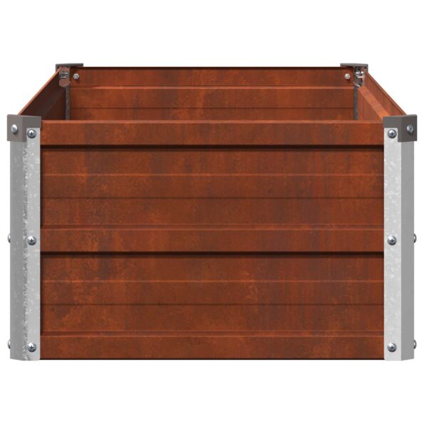 vidaXL Vyvýšený záhon Hrdzavý 100 x 40 x 24 cm corton – Obrázok 5