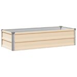 vidaXL Vyvýšený záhon Slonovinová 100 x 40 x 24 cm – Obrázok 2