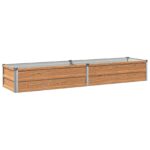 vidaXL Vyvýšený záhon Drevo hnedé 160 x 40 x 24 cm – Obrázok 2