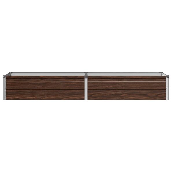 vidaXL Vyvýšený záhon Čierna 160 x 40 x 24 cm studené valcovaná oceľ – Obrázok 3