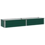vidaXL Vyvýšený záhon Zelená 160 x 40 x 24 cm studené valcované oceľ – Obrázok 2