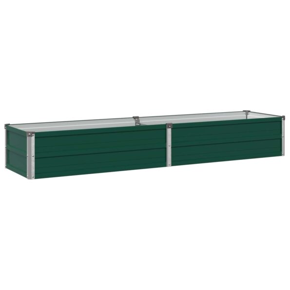 vidaXL Vyvýšený záhon Zelená 160 x 40 x 24 cm studené valcované oceľ – Obrázok 2