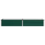 vidaXL Vyvýšený záhon Zelená 160 x 40 x 24 cm studené valcované oceľ – Obrázok 3