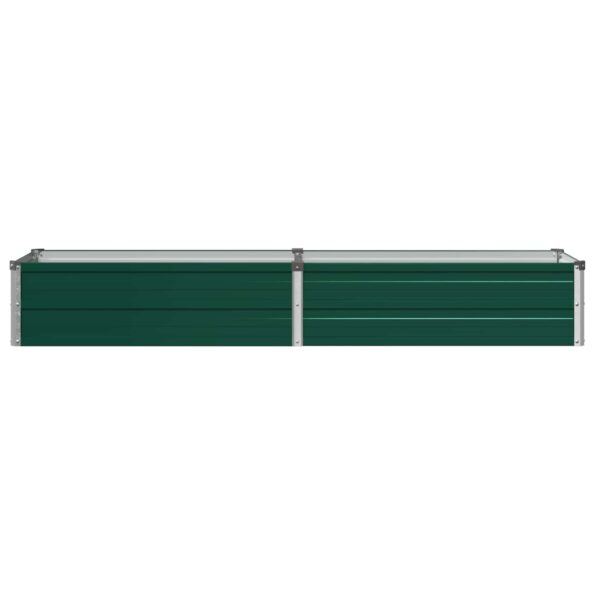 vidaXL Vyvýšený záhon Zelená 160 x 40 x 24 cm studené valcované oceľ – Obrázok 3