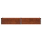 vidaXL Vyvýšený záhon Hrdzavý 160 x 40 x 24 cm corton – Obrázok 4