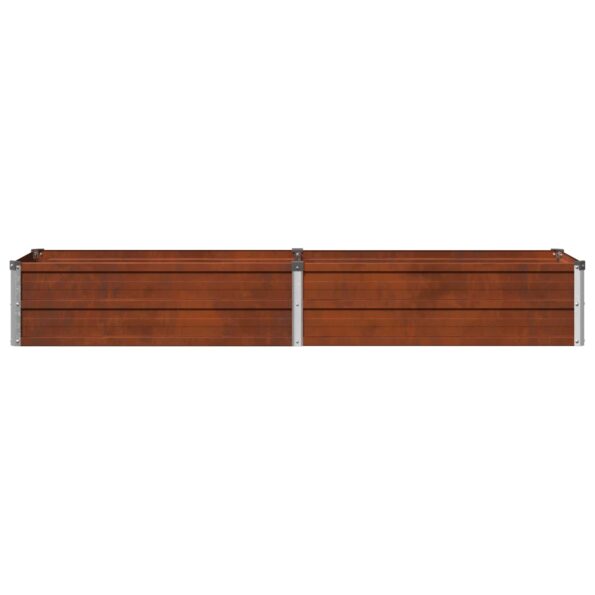 vidaXL Vyvýšený záhon Hrdzavý 160 x 40 x 24 cm corton – Obrázok 4