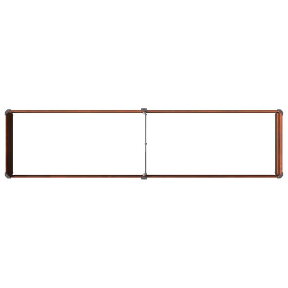 vidaXL Vyvýšený záhon Hrdzavý 160 x 40 x 24 cm corton – Obrázok 6