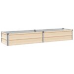 vidaXL Vyvýšený záhon Slonovinová 160 x 40 x 24 cm – Obrázok 2