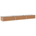 vidaXL Vyvýšený záhon Drevo hnedé 240 x 40 x 24 cm – Obrázok 2